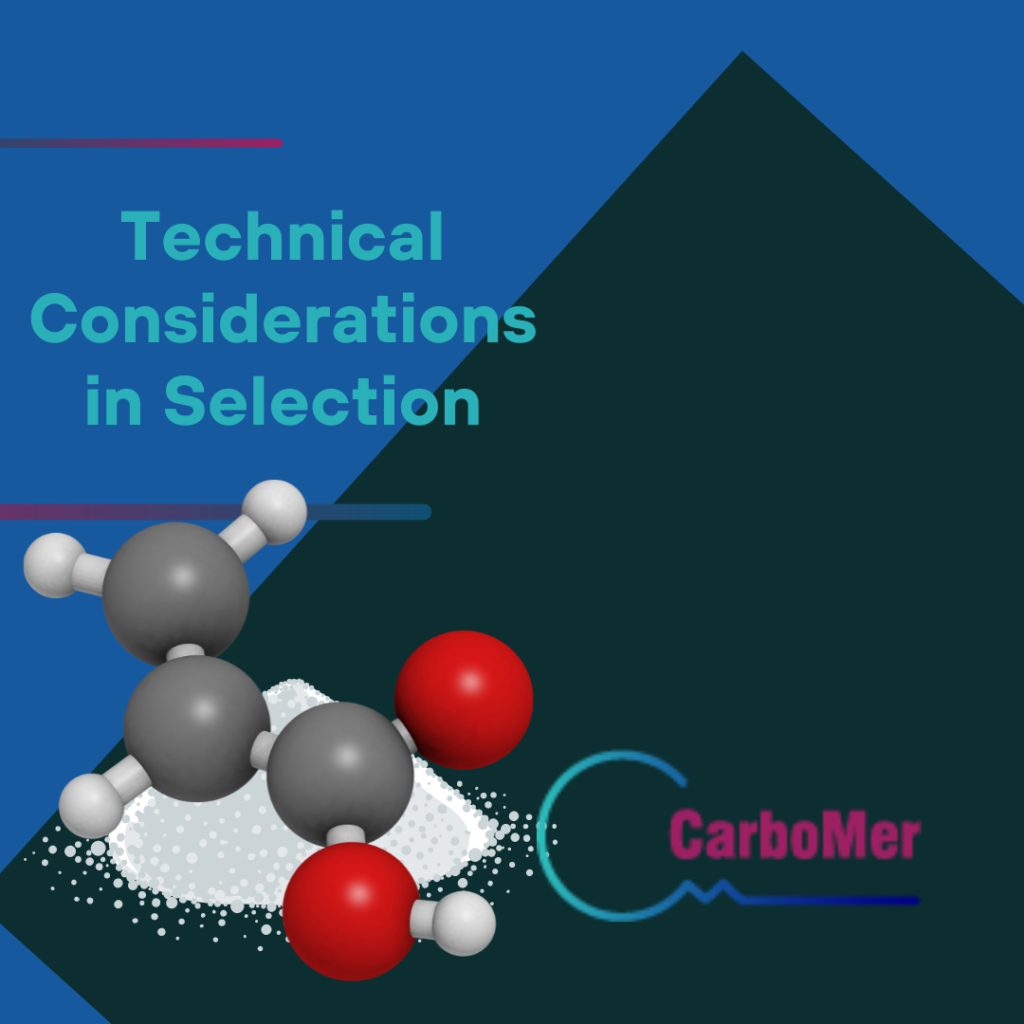 Technical Considerations in Selection